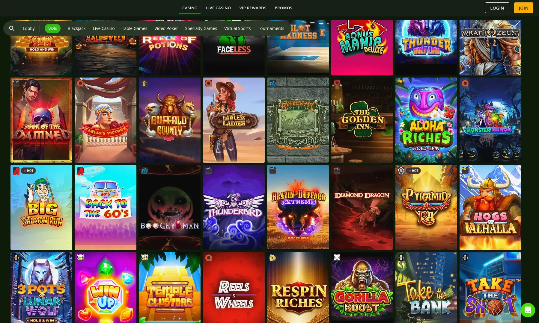 Winnerz Casino Login-Bereich und Spielelobby auf Desktop und Mobile